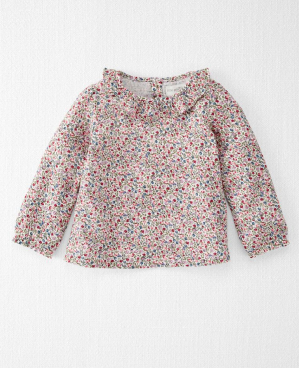 Toddler Gauze Ruffle Top